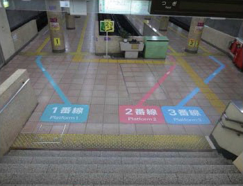 駅構内の案内