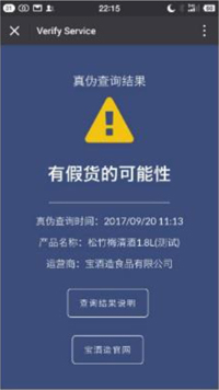 偽物の疑いあり